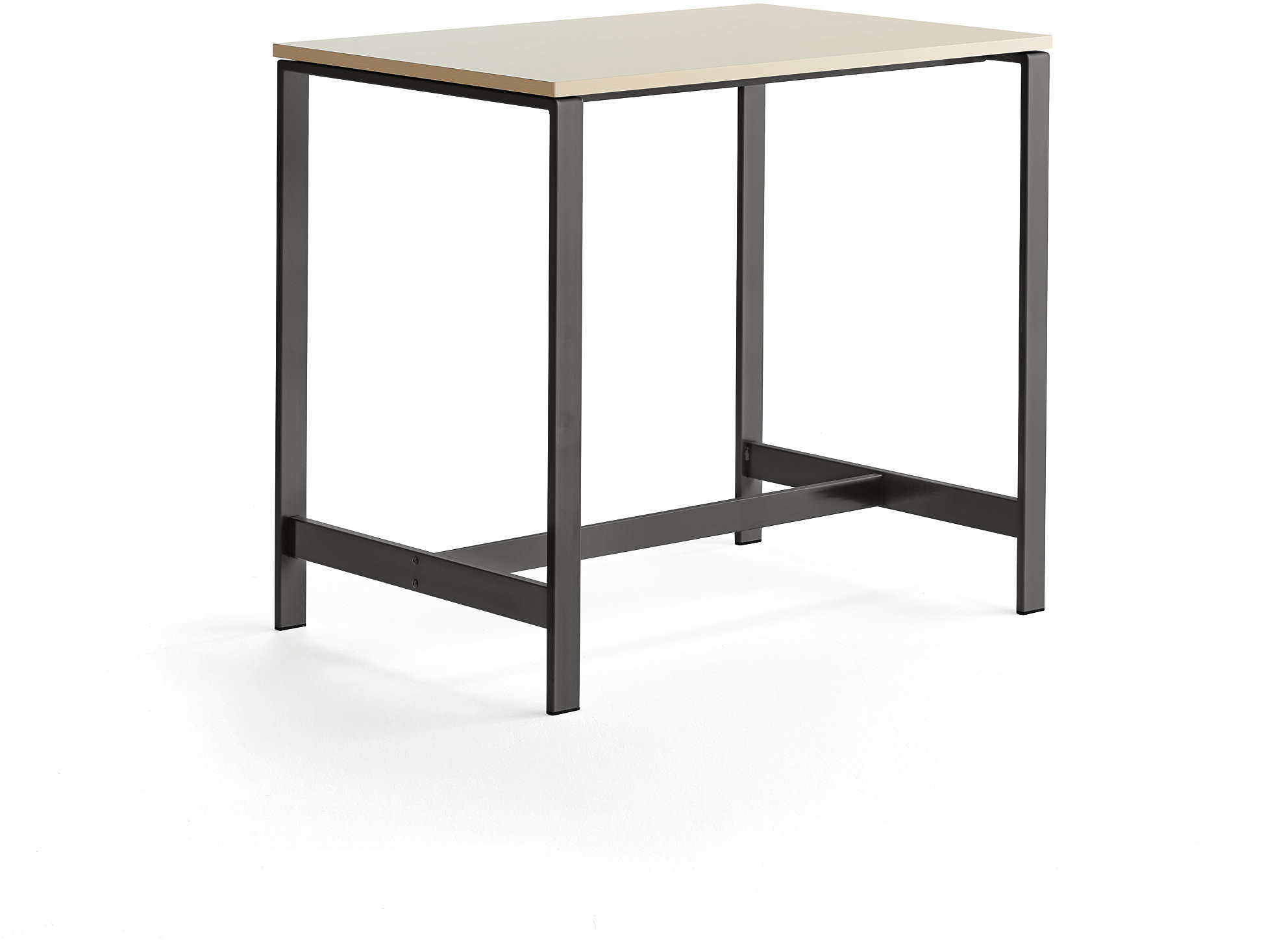 AJ Produkty Stół VARIOUS, 1200x800 mm, wysokość 1050 mm, czarny, brzoza