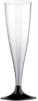 Gold Plast Italy Kieliszki jednorazowe "Szampan Premium" czarne GoldPlast 140 ml 10 szt GP57597-19