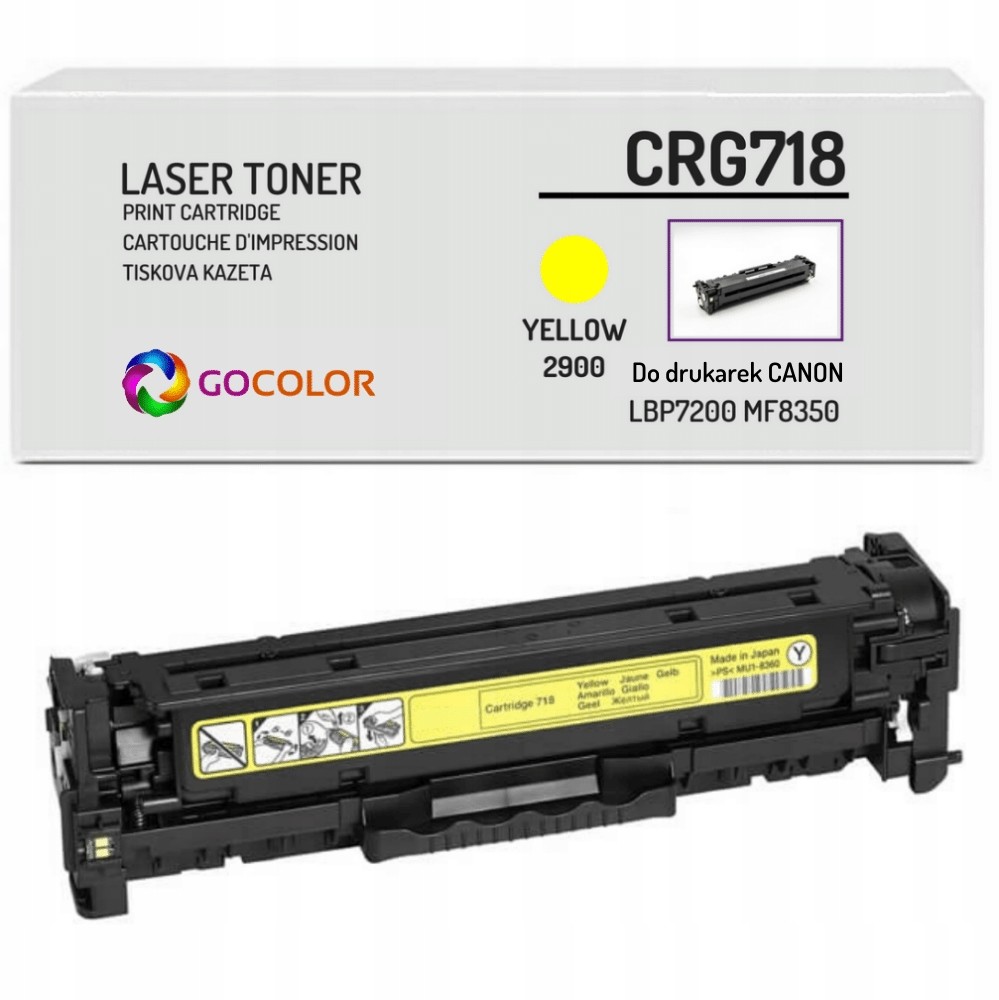 Toner do Canon CRG718 Yellow I-Sensys LBP-7660CDN