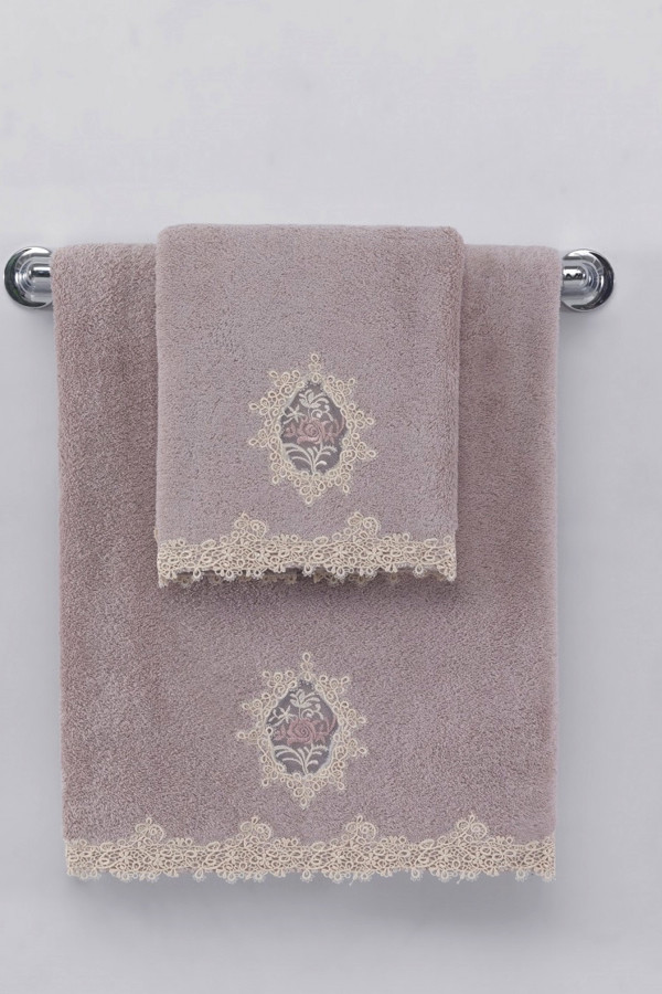 Soft Cotton Mały ręcznik DESTAN 32x50cm Fioletowy / Lila Mały ręcznik DESTAN 32x50cm Fioletowy / Lila