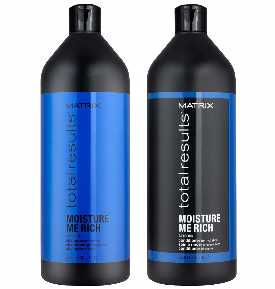 Matrix Moisture Me Rich suche Szampon Odżywka 2x1L