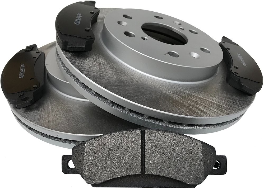 Przednie klocki + tarcze hamulcowe Chevrolet Tahoe 2007-2008 55097+UAD1092