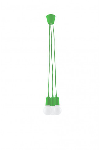 Zielona industrialna lampa wisząca - EX542-Elris