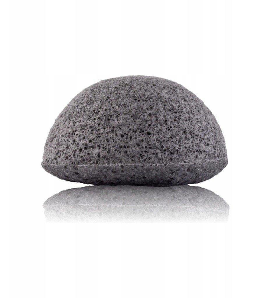 Beauty Formulas Konjac Facial Sponge 100% Natural gąbka do mycia twarzy z węglem z bambusa 87159-uniw