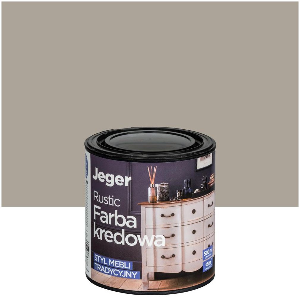 Jeger Farba do mebli FARBA KREDOWA Ciemnoszary