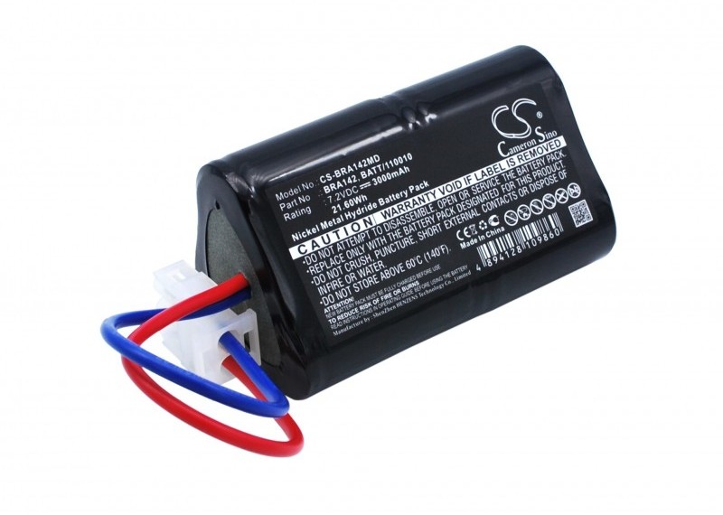 Cameron Sino Braun 3-eckige Bauform 120010 3000mAh 21.60Wh Ni-MH 7.2V Cameron Sino)
