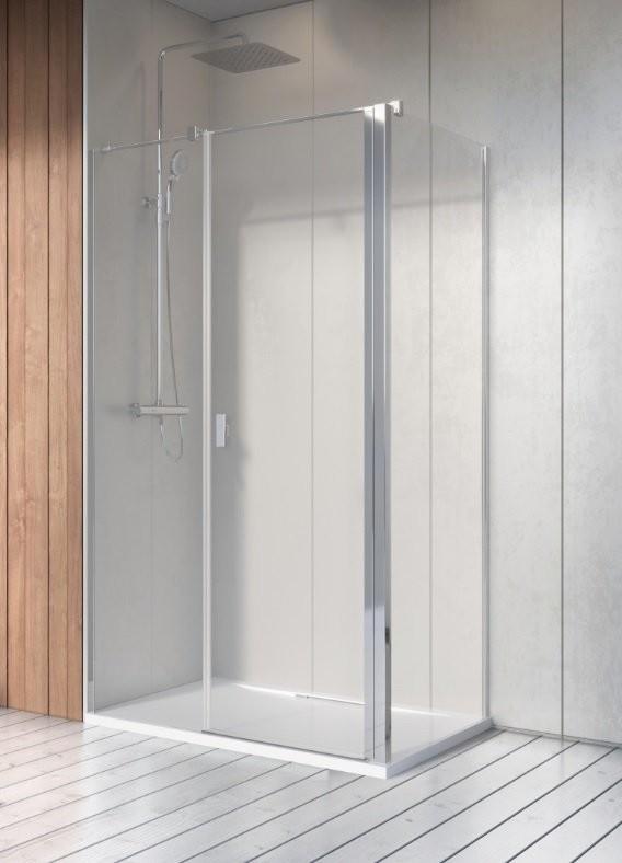 Radaway Nes Kds II 90x80cm lewa szkło przejrzyste 10033090-01-01L/10040080-01-01