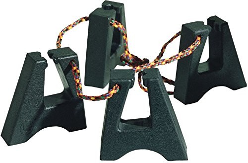 LP Latin Percussion Conga gumowych nóżek (4 sztuki) z regulowanym paskiem, wysokość około 2,5 cm, lp637 LP637