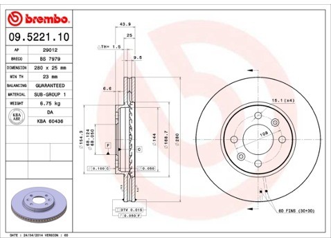 BREMBO 09.5221.10