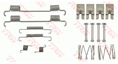 TRW Zestaw akcesoriów, szczęki hamulcowe hamulca postojowego SFK440