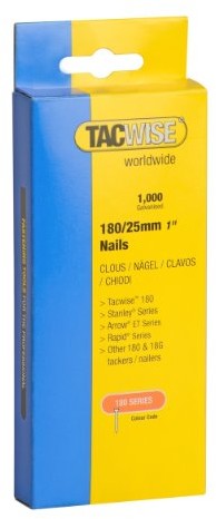 Tacwise Gwoździe tacwise ocynkowane 180/25 MM, 1000 sztuk, 0361 0361