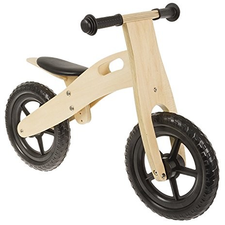 Unbekannt Nieznany drewniane litery dla dzieci rowerek dziecięcy, rowerek biegowy, beżowy, 30,5 cm (12) 659838