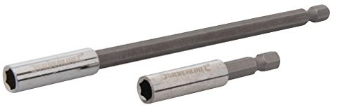 Silverline 436745 magnetyczny uchwyt do bitów, 2 szt. zestaw 60 i 150 mm 436745