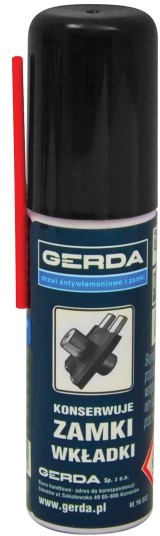 Preparat do konserwacji zamków i wkładek Gerda 25 ml