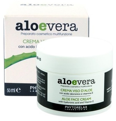 Phytorelax Aloe Vera, krem do twarzy z kwasem hialuronowym, 50 ml