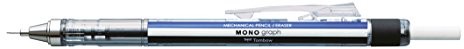 Tombow SH-MG końcówka ołówek automatyczny Mono Graph, z metalowym, biały/niebieski/czarny 4003198805019