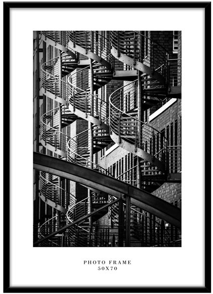 Ramka zdjęcia Floryda AK 50 x 70 cm czarna FL 50 AK