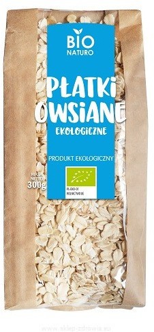 BIO NATURO PŁATKI OWSIANE BIO 300 g - BIO NATURO