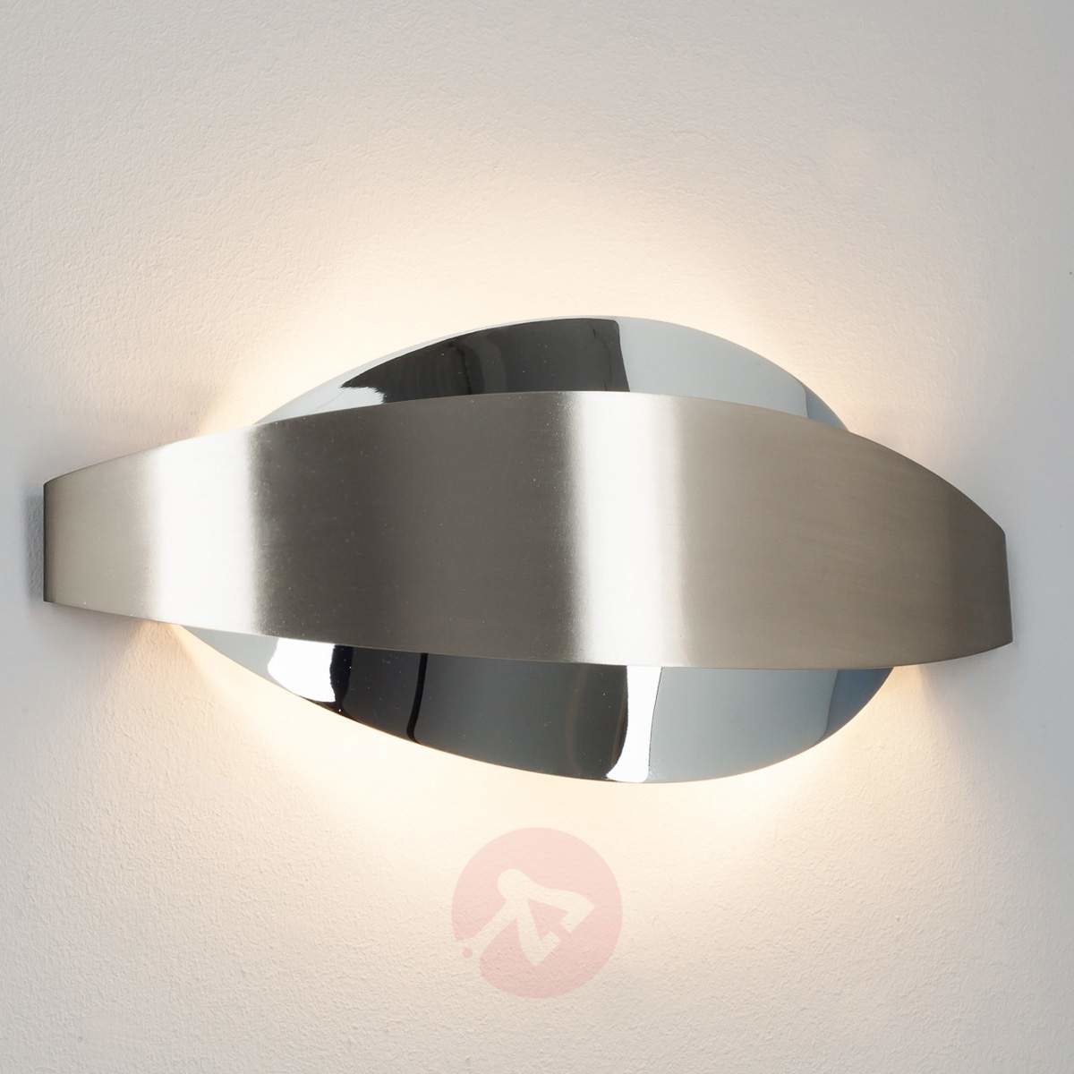 Lampenwelt Ekstrawagancka metalowa lampa ścienna LONNA