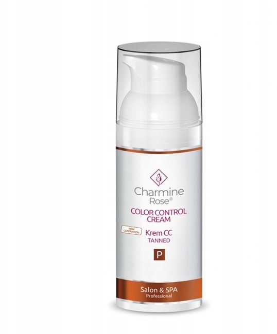 Charmine Rose Color Control Cream Krem CC Tanned