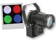 Ibiza reflektory ledspot10 W sceną, czarna LEDSPOT10W