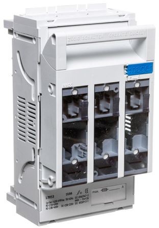 Hager POLO Rozłącznik bezpiecznikowy 3P 160A NH00 szyny Cu 40 mm LT053
