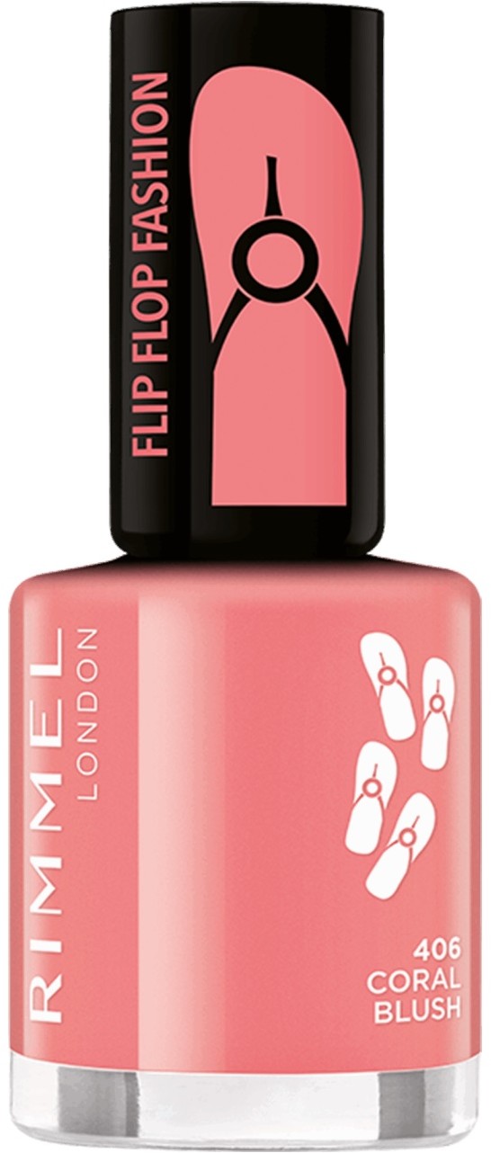Rimmel Flipflop Fashion 8 ml Lakier do paznokci 406 Coral Blush