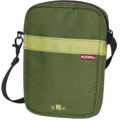 KLICKfix Klickfix torba na rower kosz na BABS kieszeń wewnętrzna, zielony 0268O_Olive_14 x 4 x 18.5 cm, 1 Liter