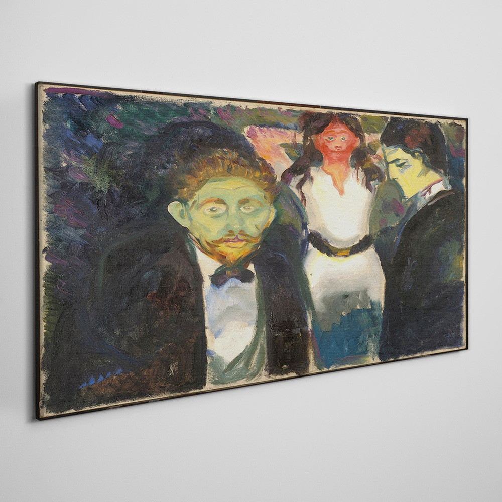 PL Coloray Obraz na Płótnie Zazdrość Edvard Munch 120x60cm