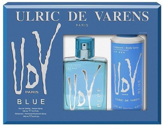 Ulric de varens Zestaw Perfum dla Mężczyzn UDV Blue Ulric De Varens EDT (2 pcs) S0577187