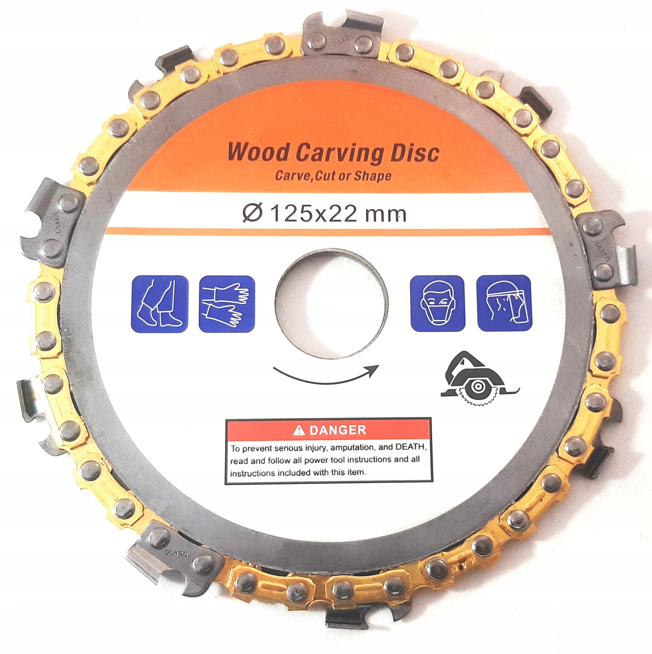 Tarcza Do Drewna Łańcuchowa Do Szlifierki Piła 125