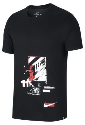 Nike Męski T-shirt do koszykówki Kyrie Dri-FIT - Czerń 923689-010