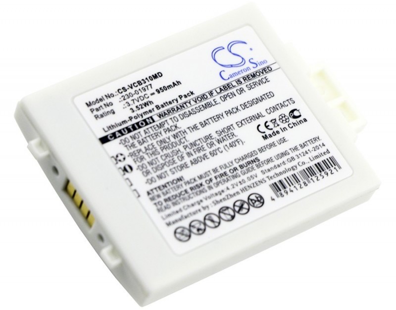 Cameron Sino Vocera Communications Badge B3000 230-01977 950mAh 3.52Wh Li-Polymer 3.7V Cameron Sino)