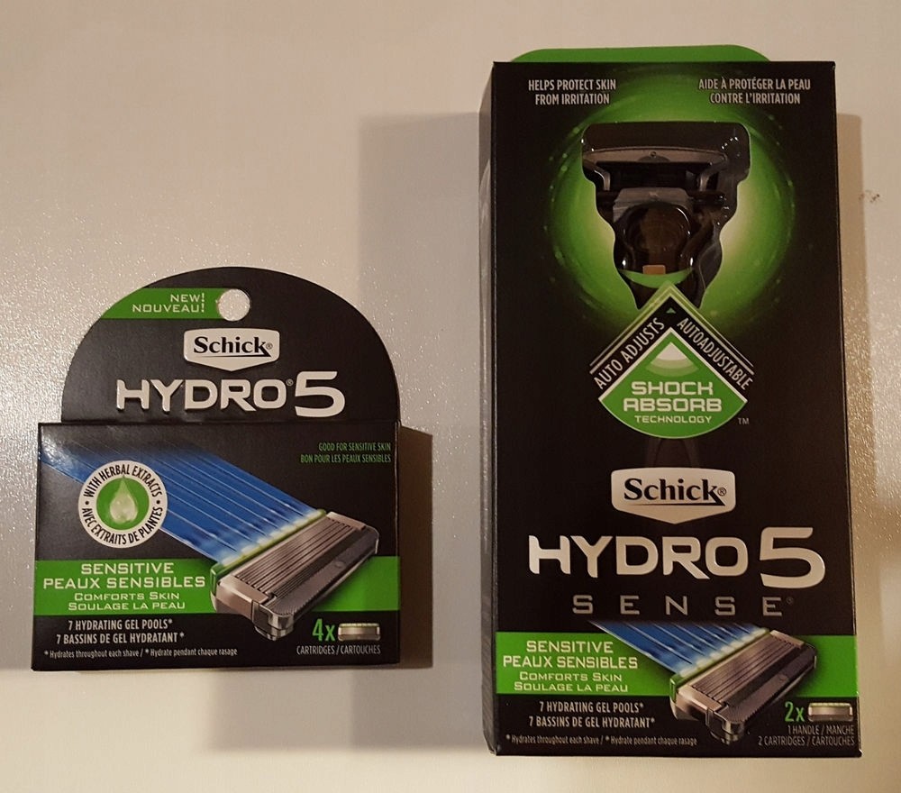 Schick Hydro 5 Sensitive Sense 2 noż + 4-pak Usa