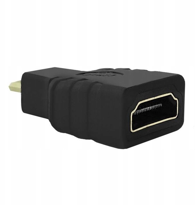 Przejściówka Hdmi A Żeńska Micro Hdmi D Męska
