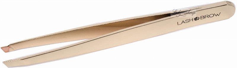 Lashbrow LashBrow - Skośna pęseta do brwi - GOLD PREMIUM