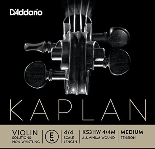 D'Addario ks311 W-4/4 m kaplana pojedyncza gitary 'E' aluminiowy do stali 4/4 skrzypce Medium KS311W-4/4M