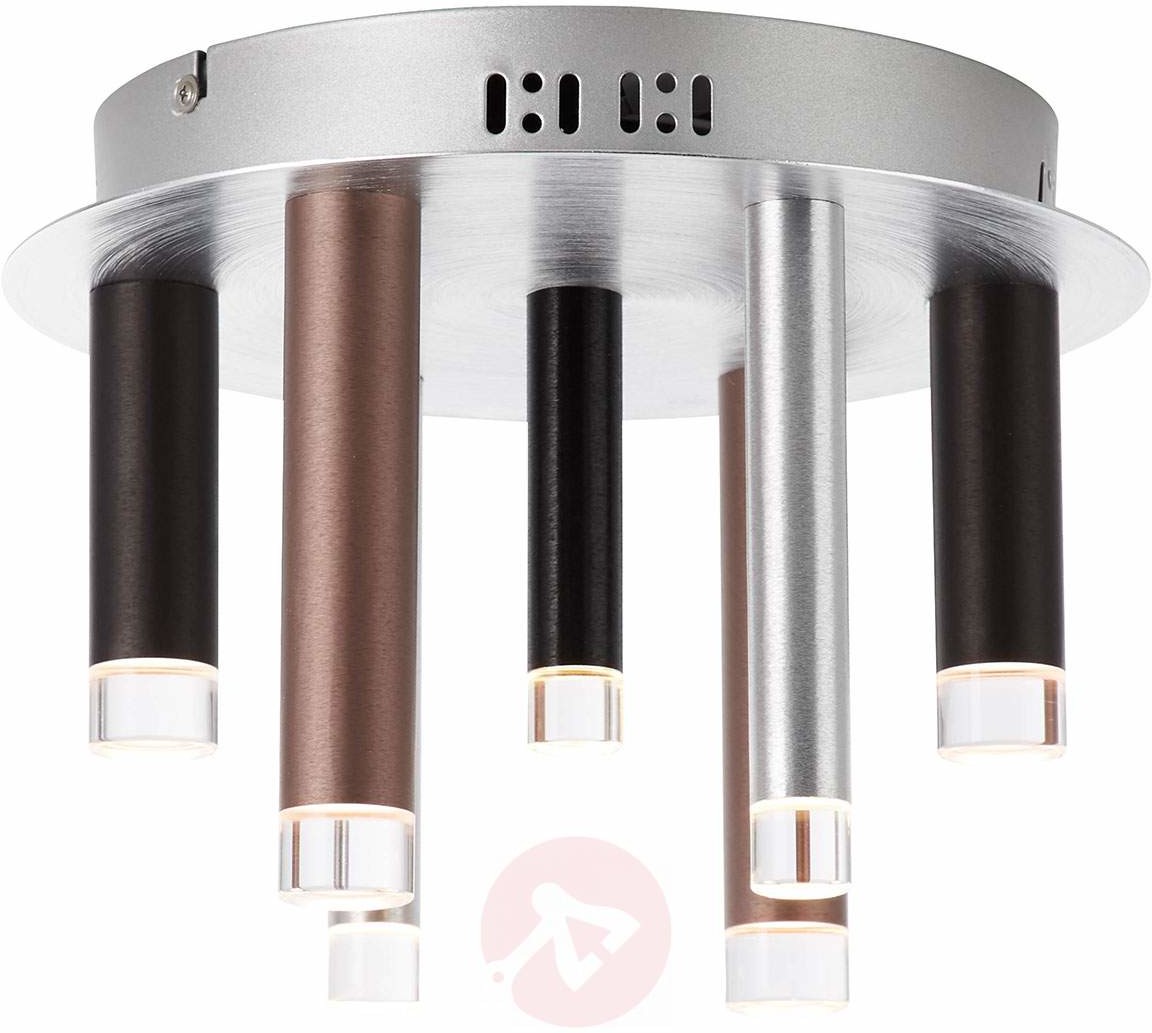Brilliant Lampa sufitowa LED Cembalo ściemniana 7-pkt.