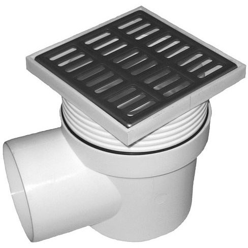 Akces Kratka ściekowa fi 110 boczna biała AAHTZU