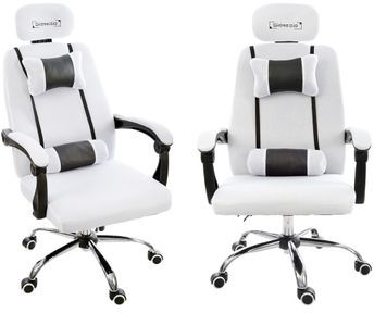 GIOSEDIO Materiałowy gamingowy GPX002 biały GPX002
