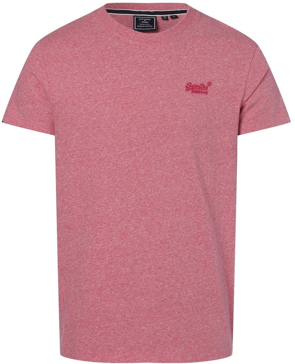Superdry T-shirt męski, wyrazisty róż