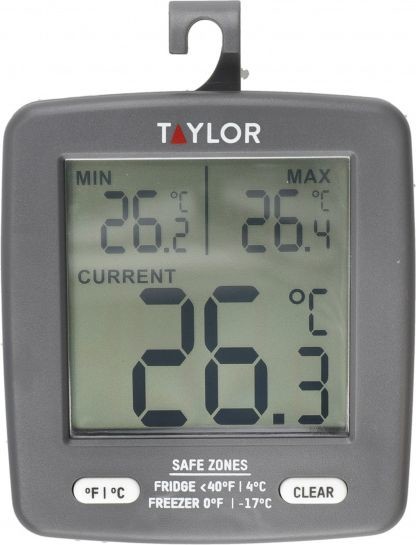 TAYLOR termometr do lodówki/zamrażarki Taylor 8 cm szary twm_927080