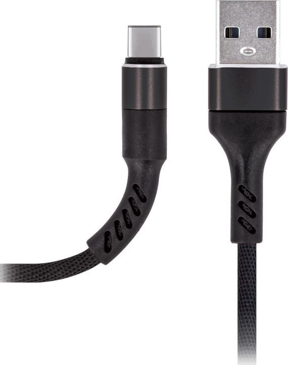 TelForceOne Kabel USB  Kabel Maxlife MXUC-01 Type-C Fast Charge 2A czarny 73602