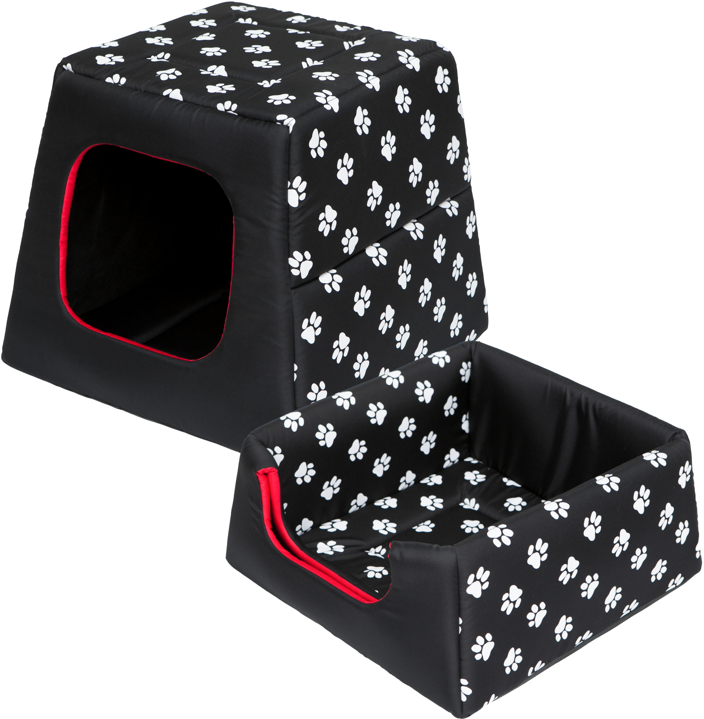 Hobbydog Legowisko Piramida Ciemny brąz w kości R3 R3 PIRCBK4