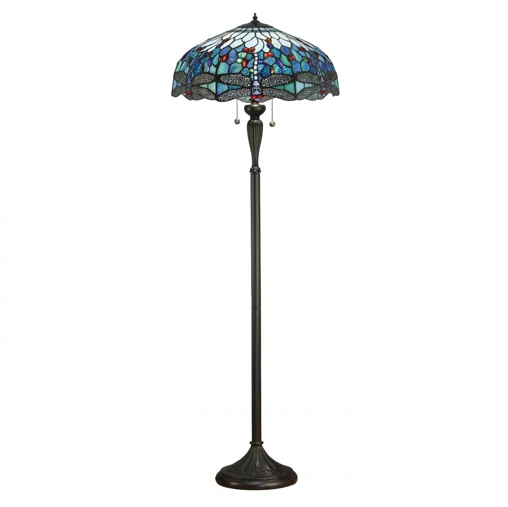 Interiors Lampa stojąca TIFFANY DRAGONFLY 64069 INTERIORS 64069/INT/CUBI