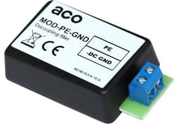 ACO MOD-PE-GND | Filtr przeciwzakłóceniowy do systemów domofonowych MOD-PE-GND
