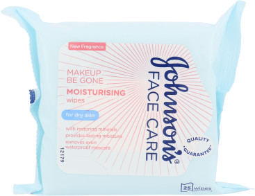 Johnson´s Johnson´s Face Care Moisturising chusteczki oczyszczające 25 szt dla kobiet 74992