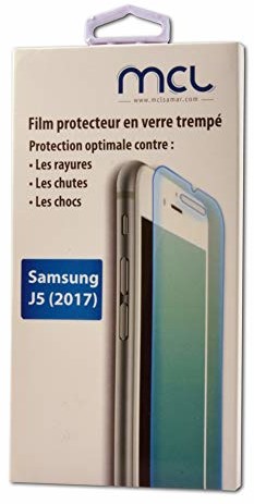 Samsung MCL MCL Film de Protection en Verre trempé pour J5 2017 - folie ochronne na ekran (5,8 mm, 9 mm, 4 g, 1 g) ACC-FTSA003