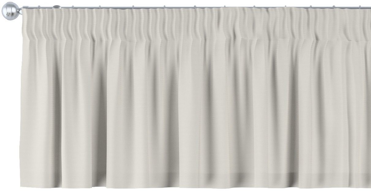 Dekoria Lambrekin na taśmie marszczącej Silver(jasnoszary) 260 × 40 cm Cotton Panama 396-702-31