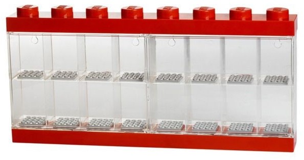 Lego POJEMNIK GABLOTKA NA 16 MINIFIGUREK CZERWONA 4066